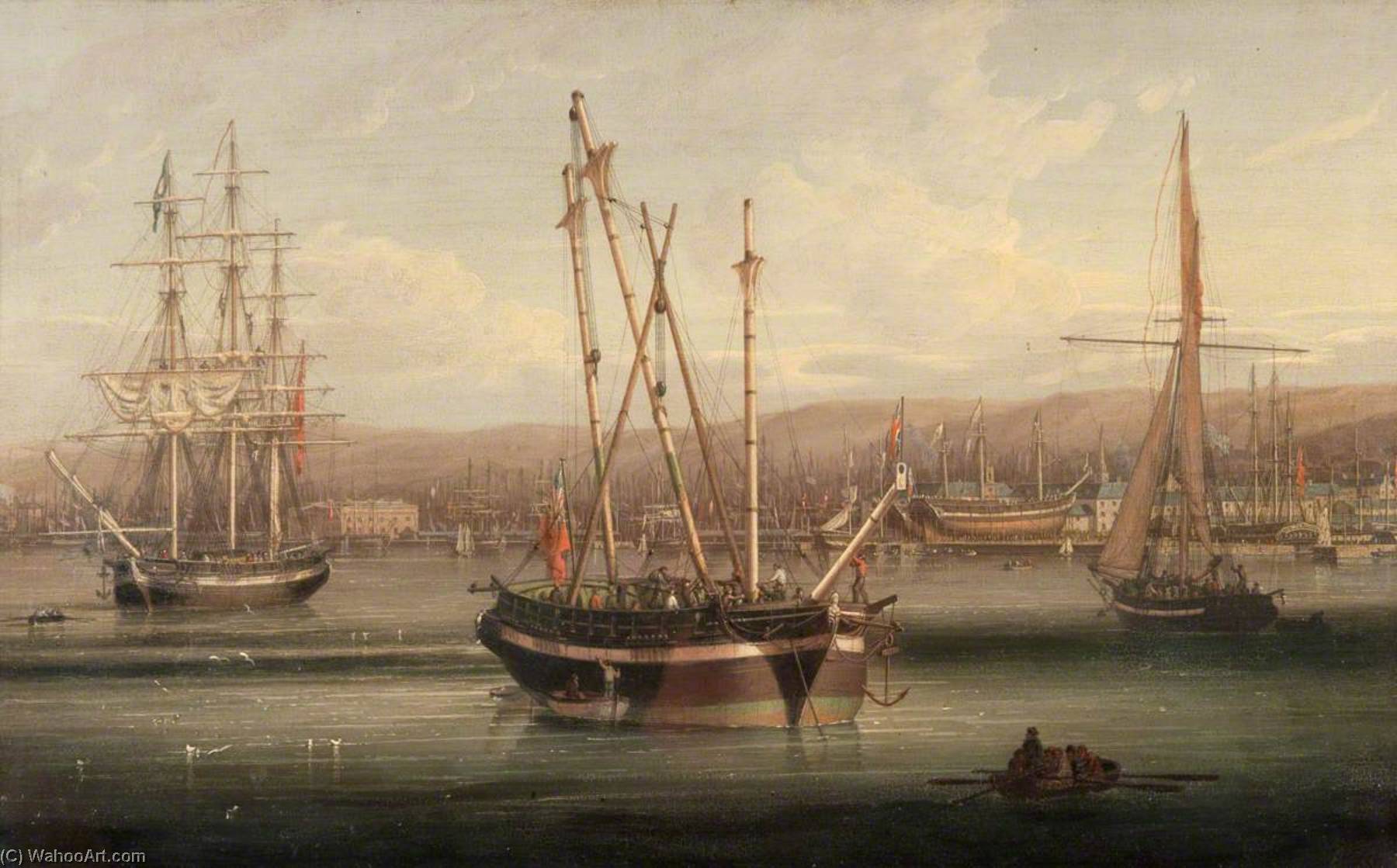 Shipping Off Greenock — Robert W. Salmon