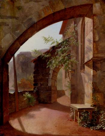 A View Along The Italian Coastli — Charles Emile Hippolyte Lecomte Vernet