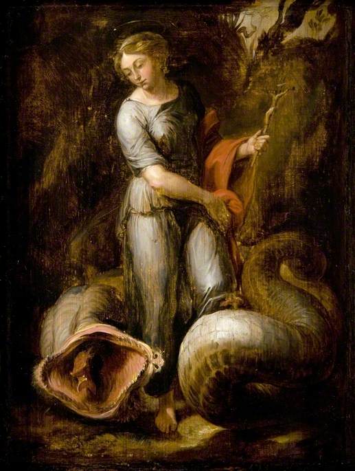 Saint Margaret (after Raphael) — David Teniers The Younger