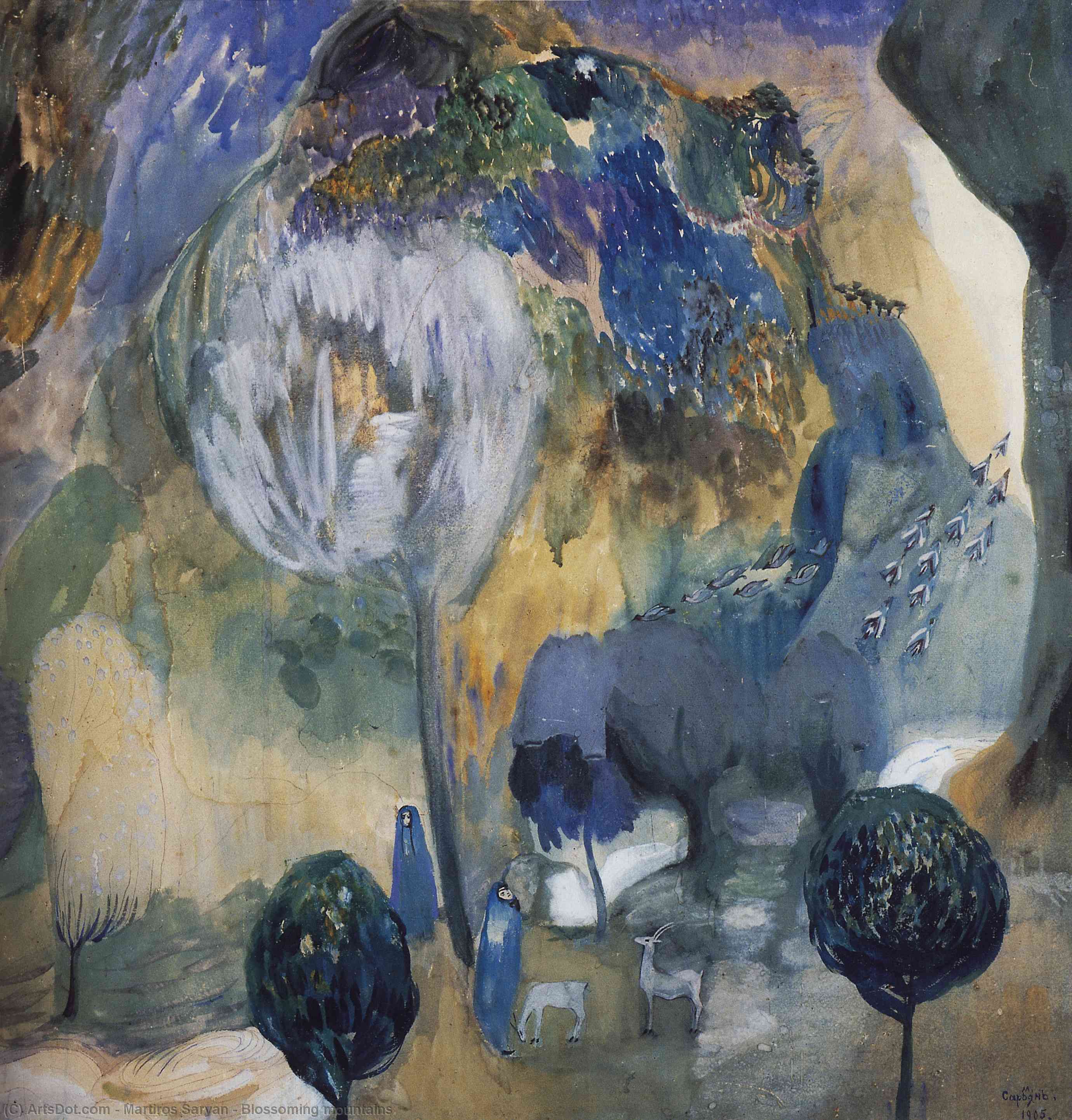 Blossoming Mountains — Martiros Sarian