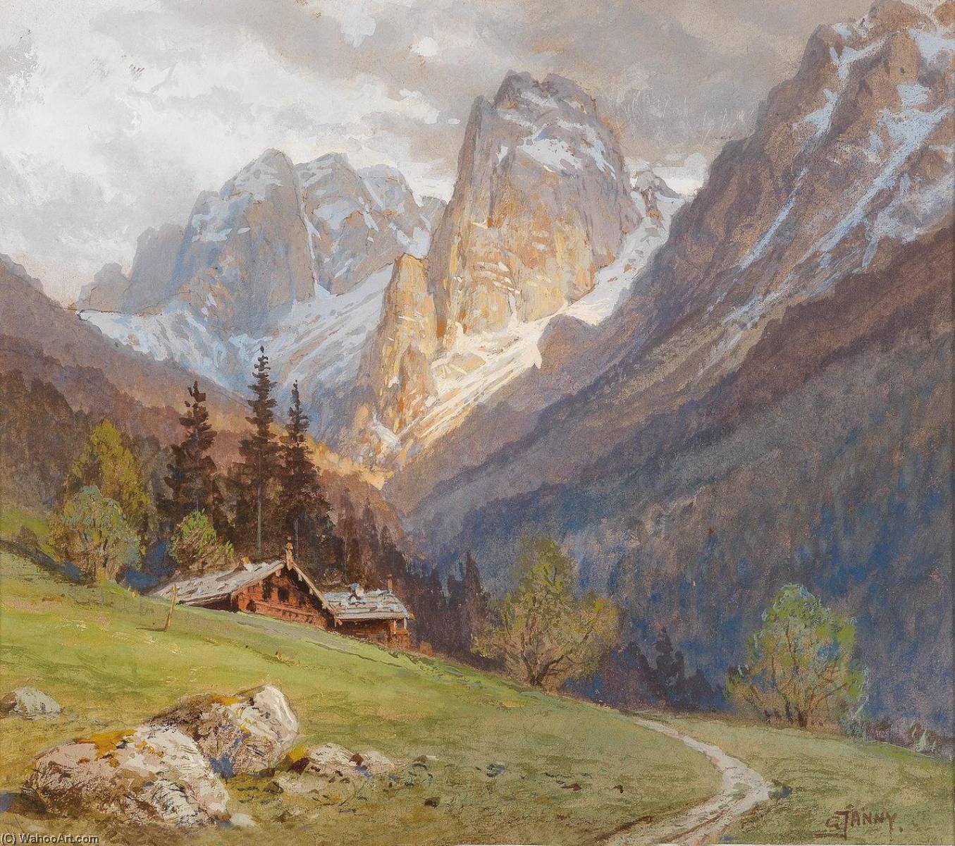 The Mountain In Kufstein — Georg Janny