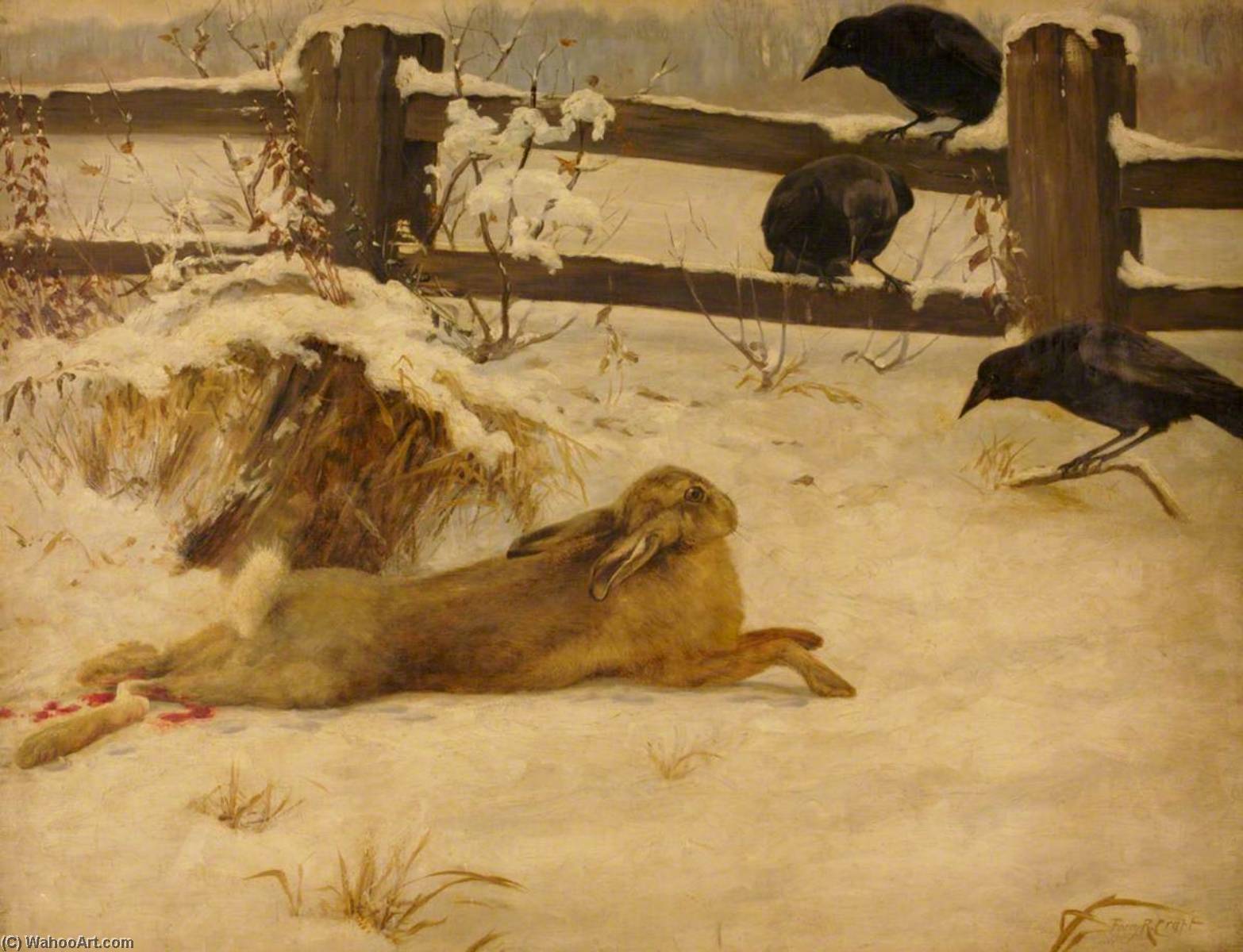 Birds And Hare — Percy Robert Craft