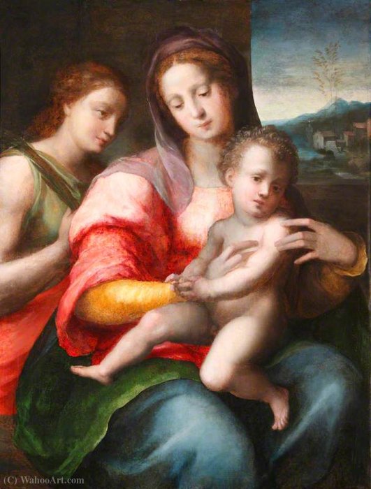 The Mystic Marriage Of Saint Catherine — Domenico Puligo