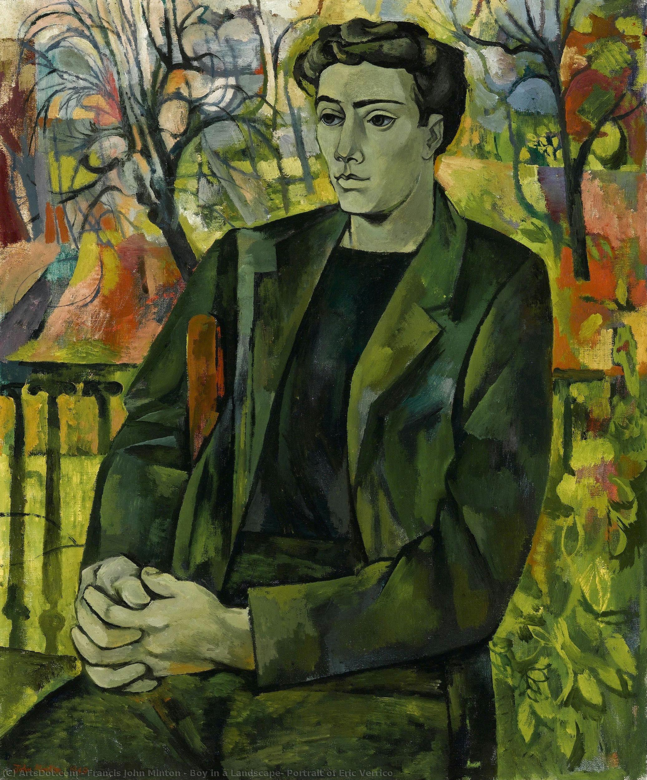 Boy In A Landscape: Portrait Of Eric Verrico — Francis John Minton