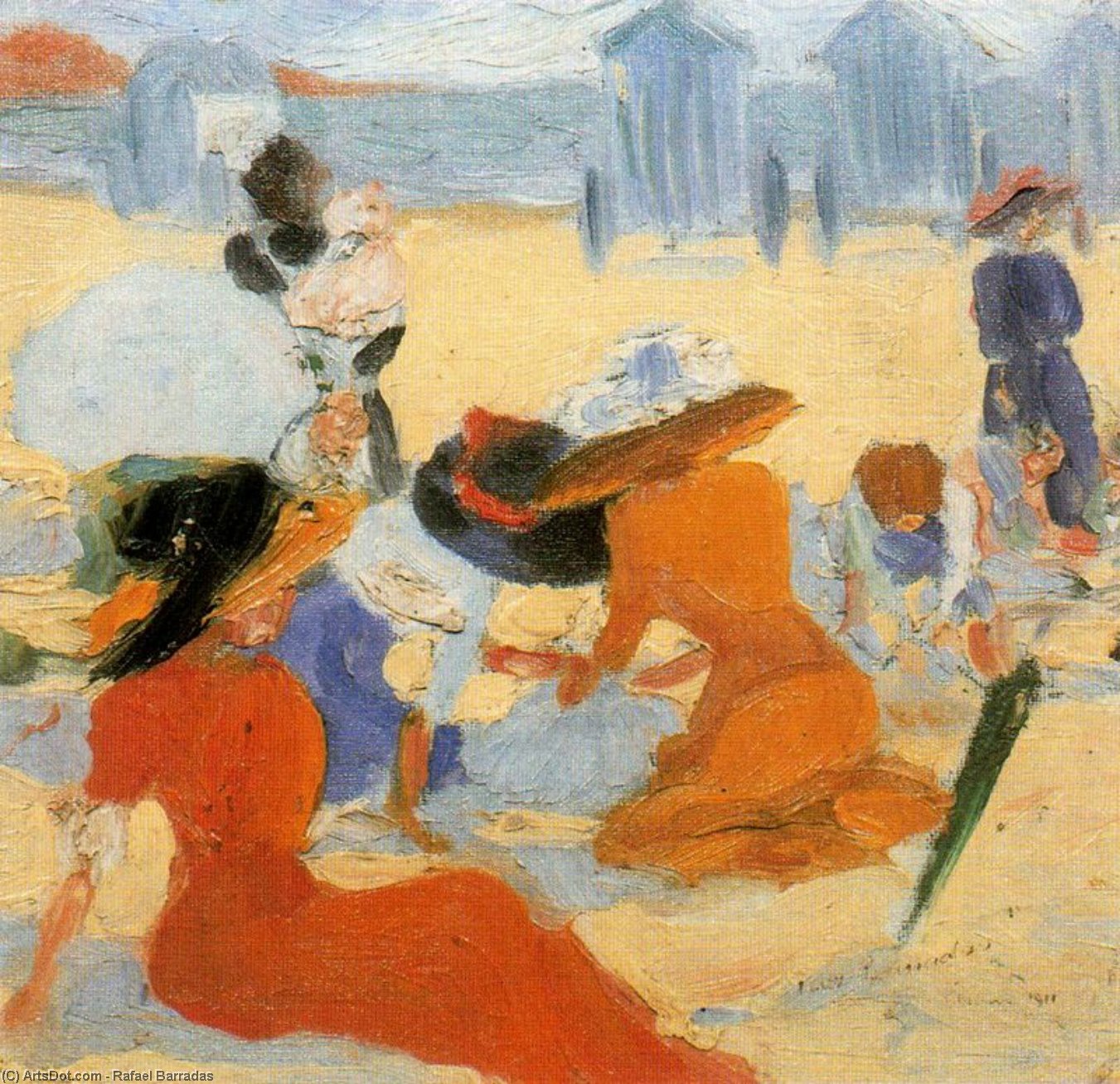 Beach Scene — Rafael Barradas