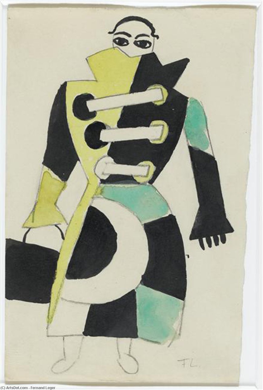 Project For Female Costume Skating Rink — Fernand Léger