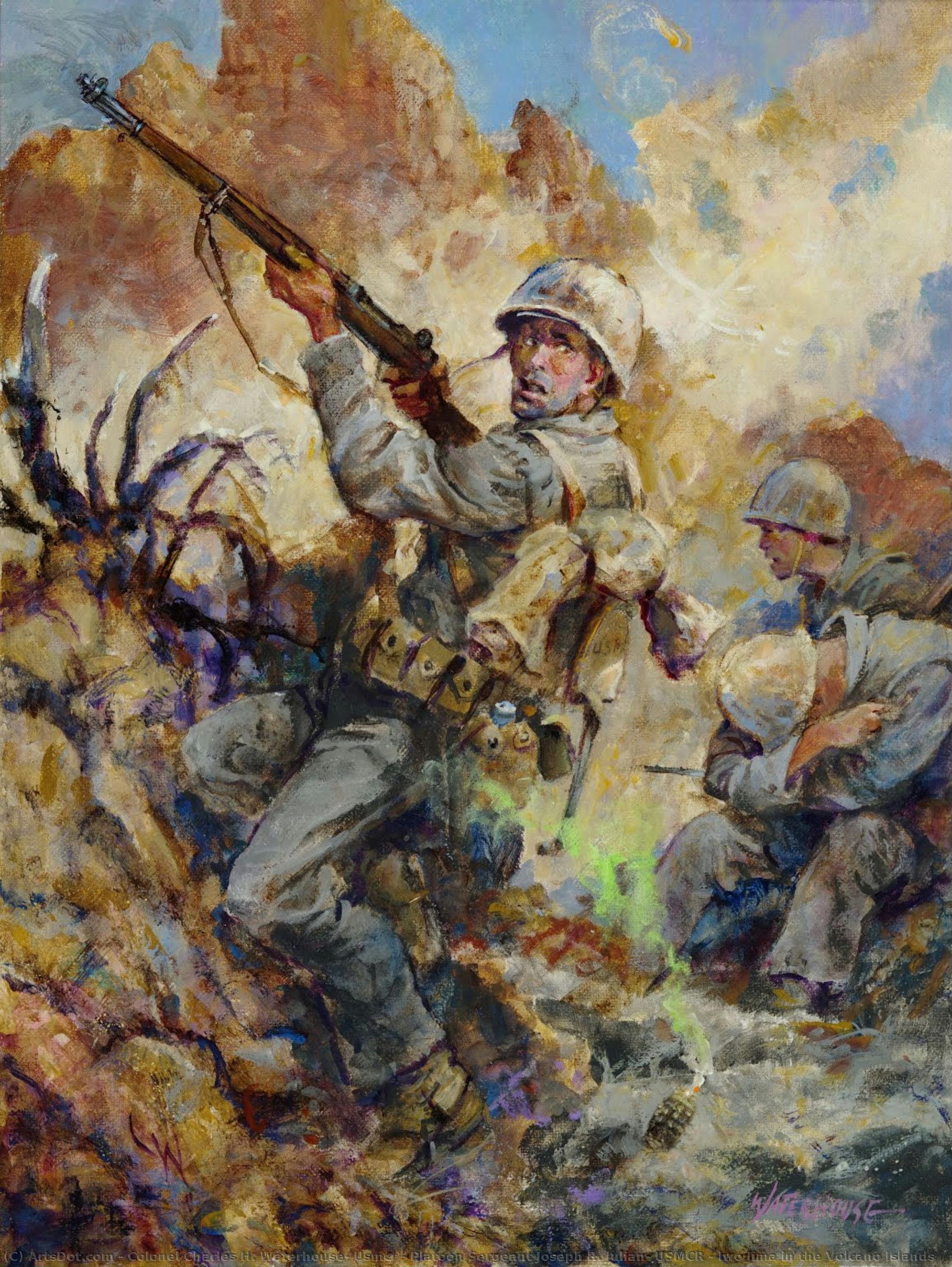 Platoon Sergeant Joseph R. Julian, Usmcr - Iwo Jima In The Volcano Islands — Colonel Charles H. Waterhouse, Usmcr