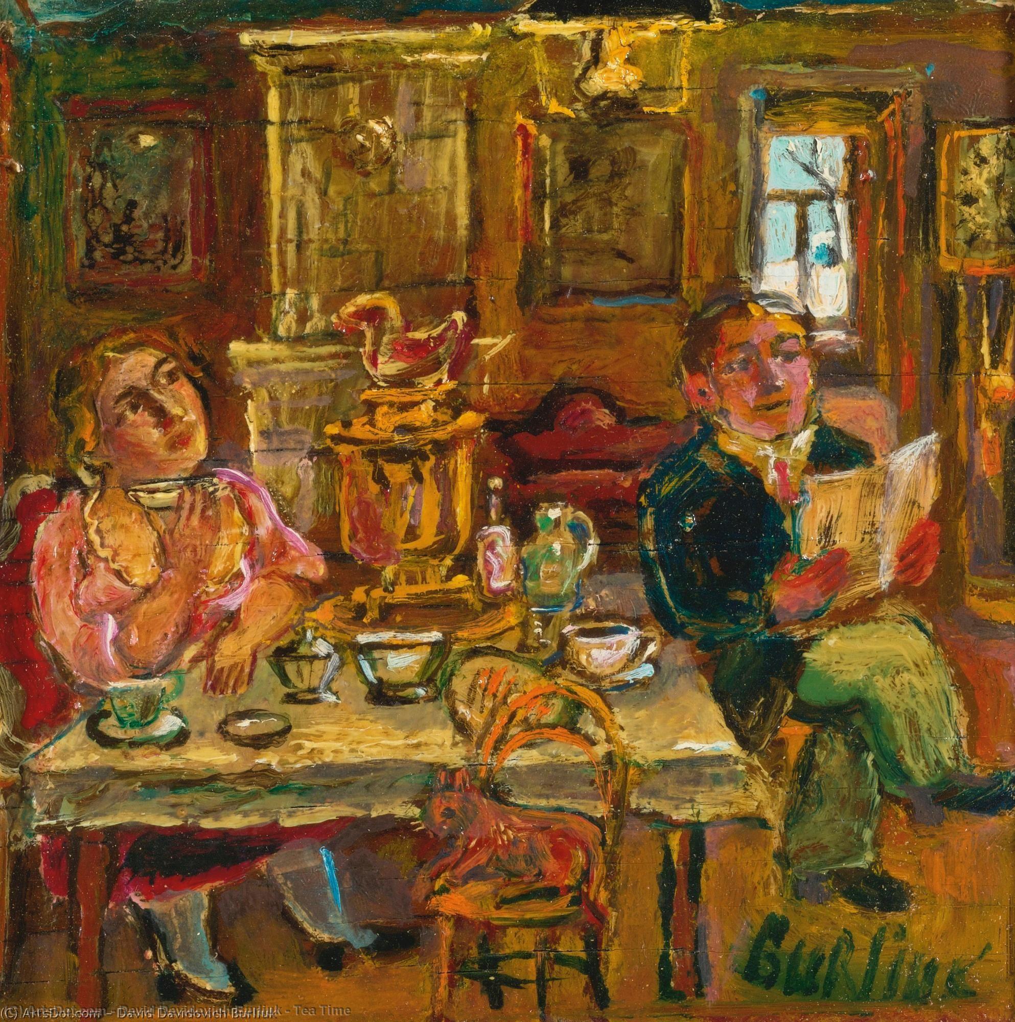 Tea Time — Давид Бурлюк