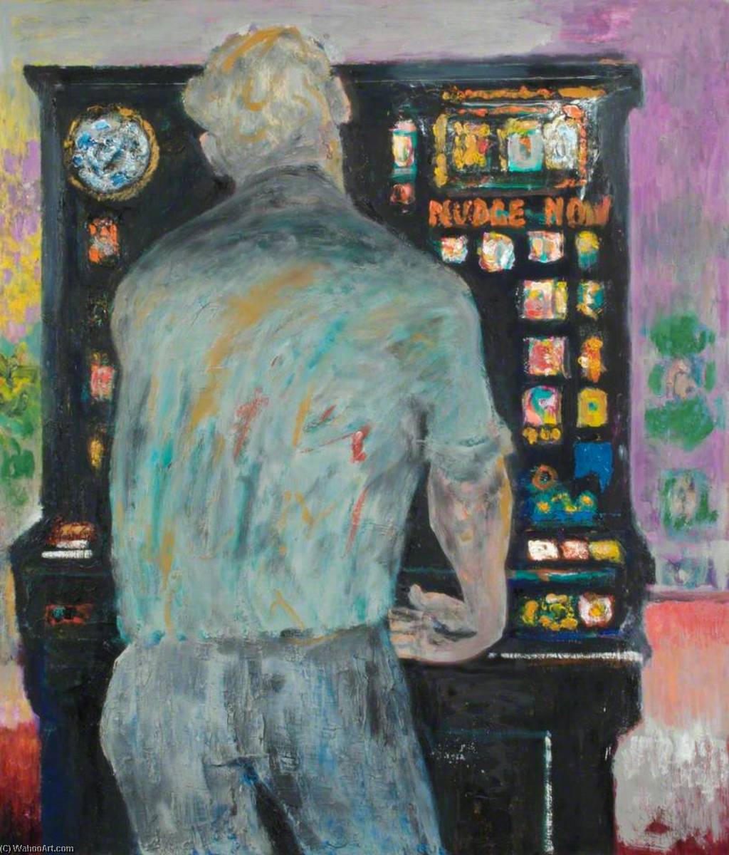 Man At A Fruit Machine — William Hallé