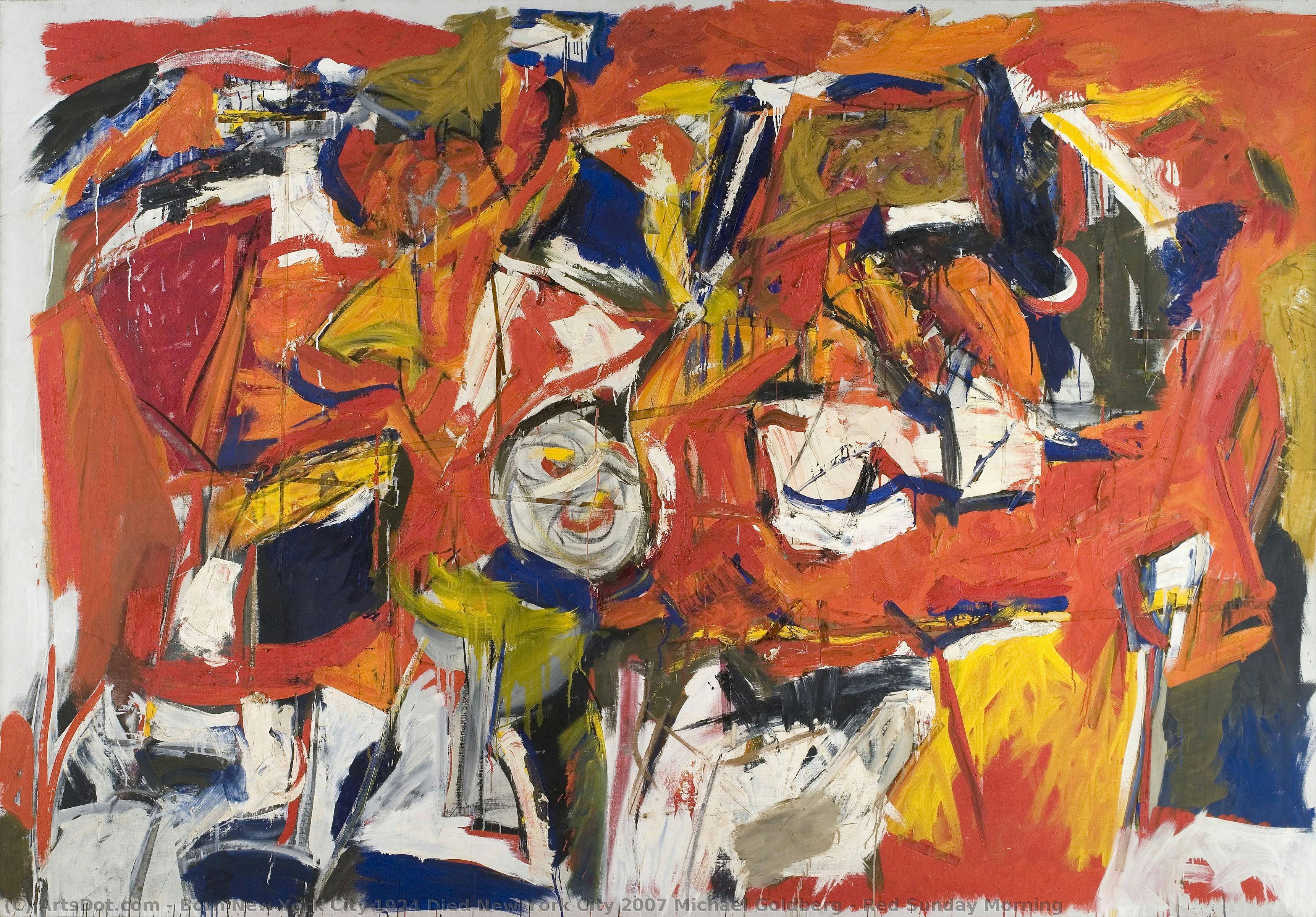 Red Sunday Morning — Born New York City 1924 Died New York City 2007 Michael Goldberg