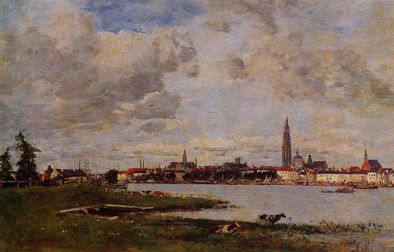 Antwerp, The Head Of Flanders — Eugène Louis Boudin