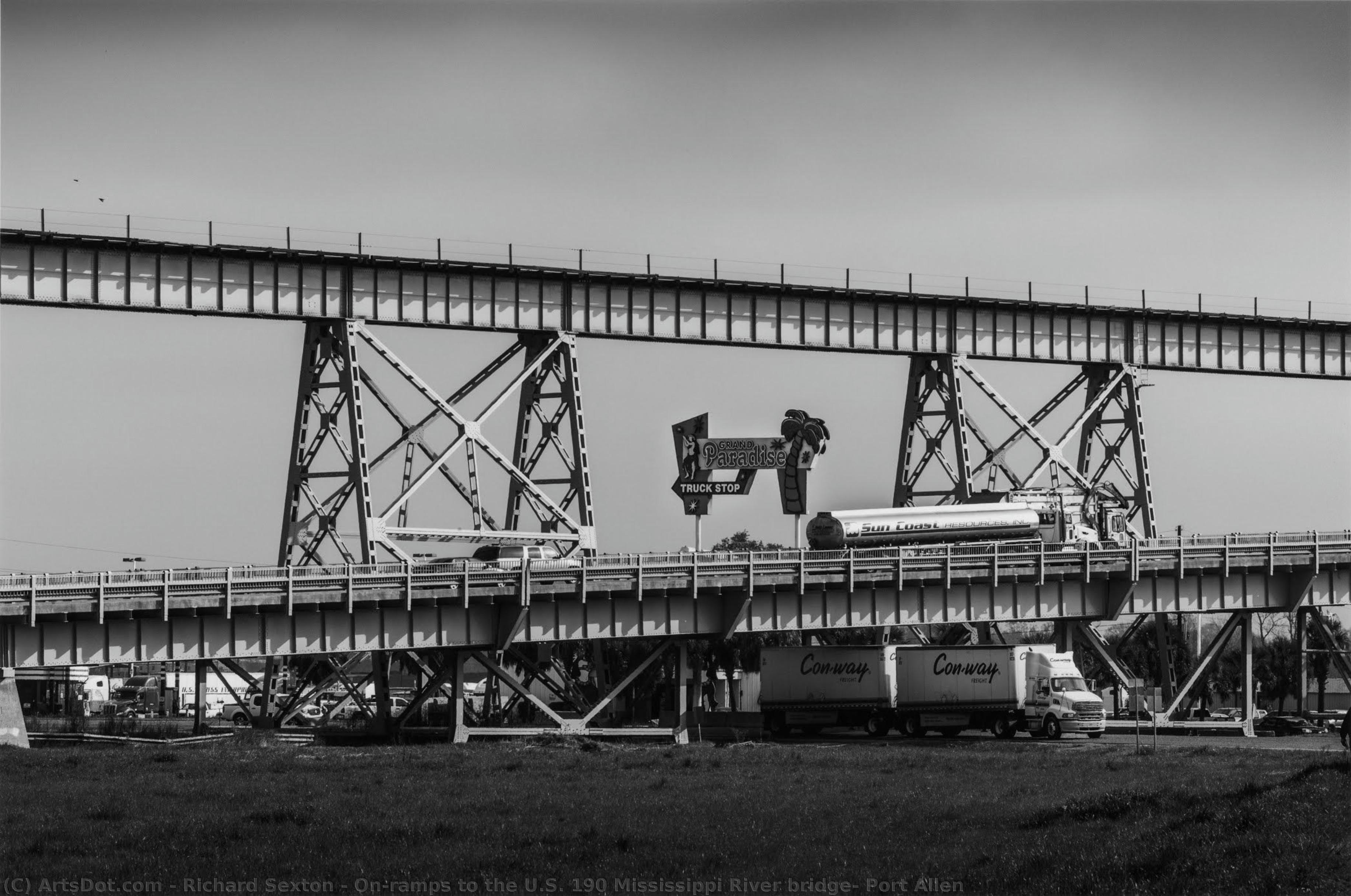 On-ramps To The U.s. 190 Mississippi River Bridge; Port Allen — Richard Sexton
