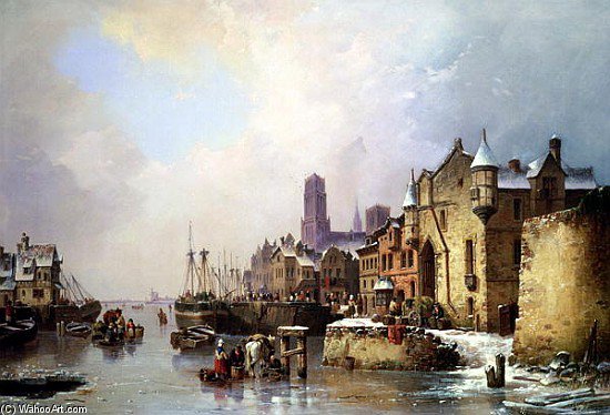 Winter In Konigsberg — Ludwig Hermann