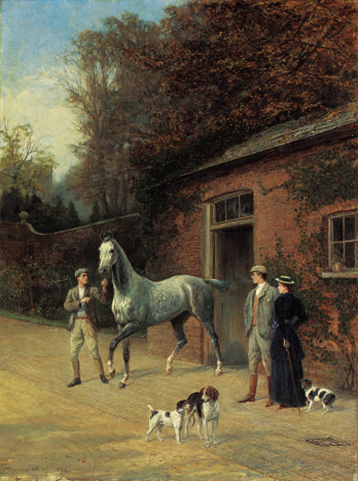 Admiring The New Acquisition — Heywood Hardy
