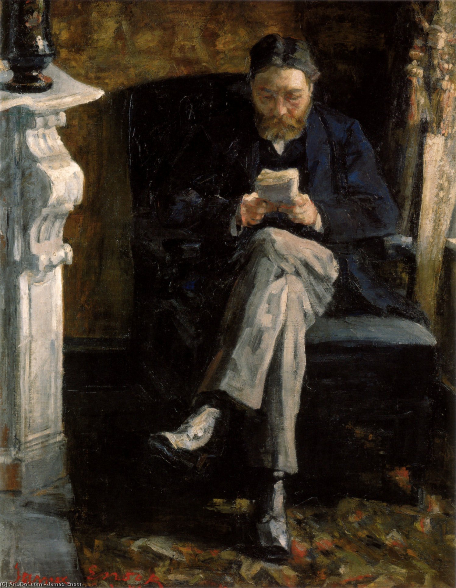 Portrait Of The Artist's Father — Јемас Енсор
