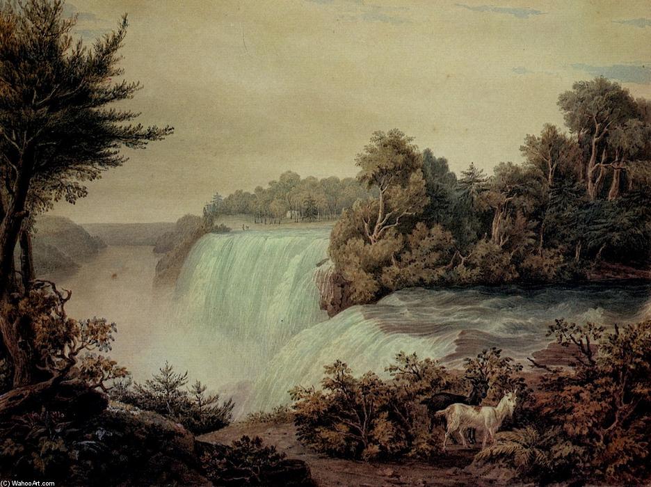 Niagara Falls: View Of The American Fall, Taken From Goat Island — William James Bennett