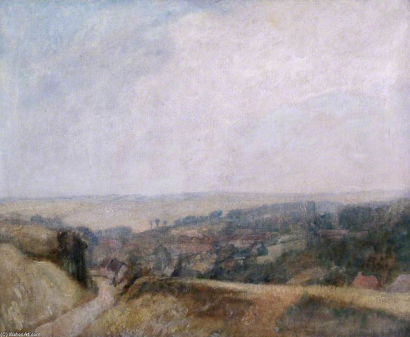 Landscape At Aldbourne, Wiltshire — Ambrose Mcevoy