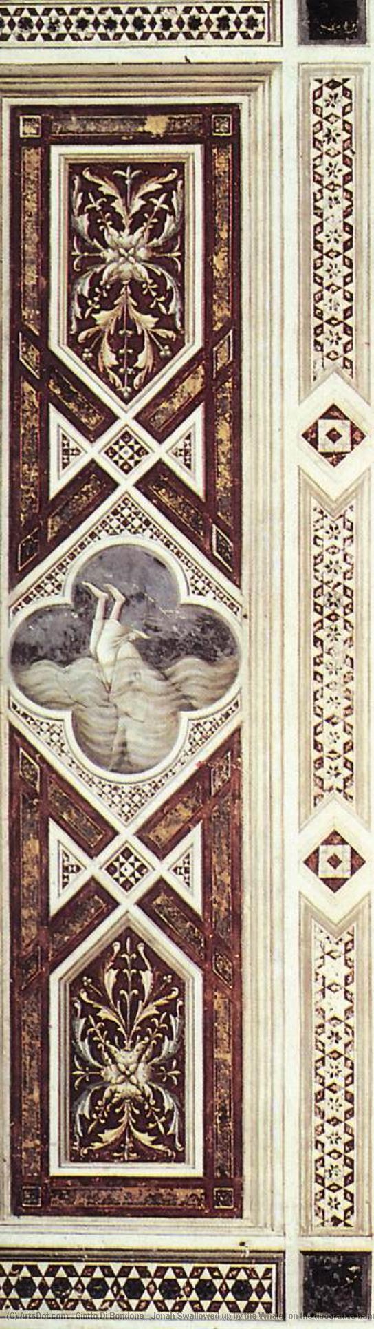 Jonah Swallowed Up By The Whale (on The Decorative Band) — Giotto Di Bondone