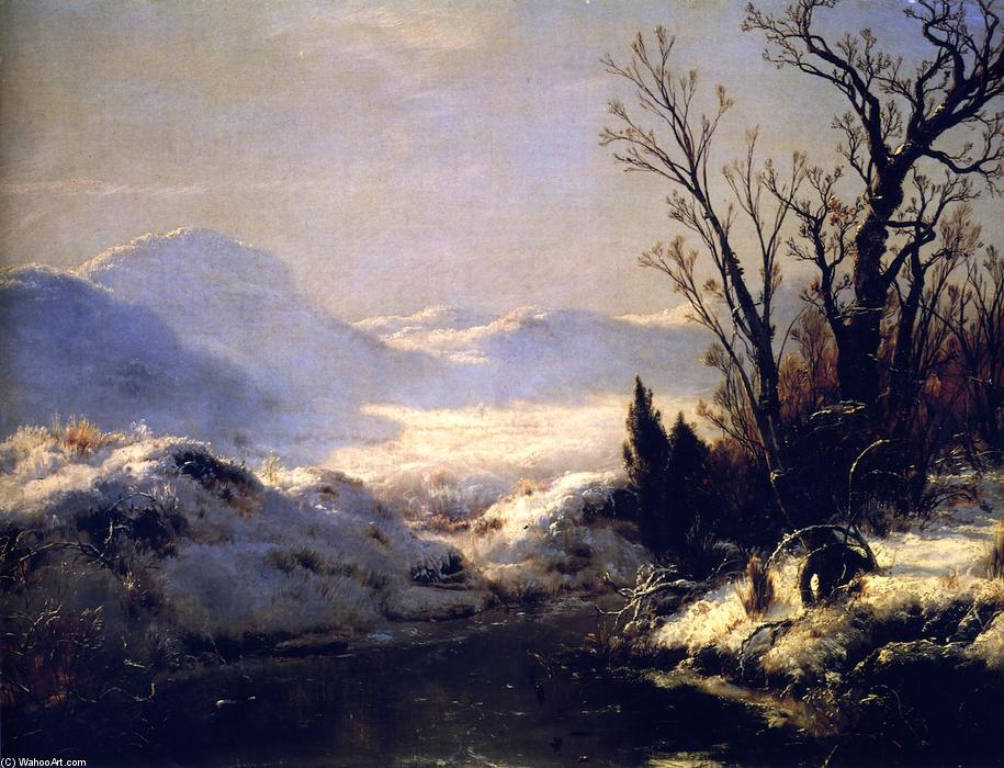 Snow Scene — Луи Реми Миньо