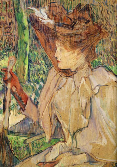 Woman With Gloves (honorine Platzer) — Henri De Toulouse-lautrec