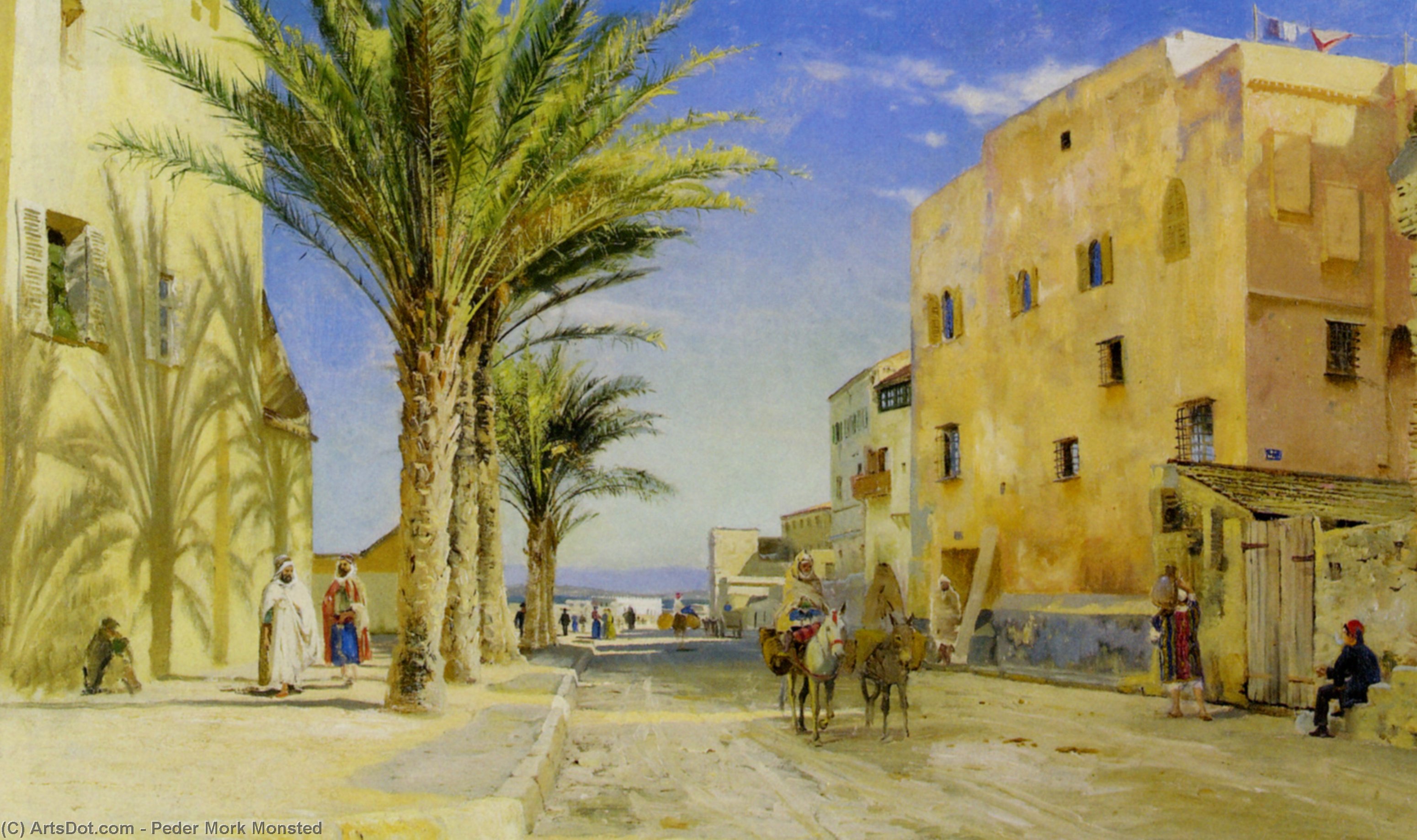 Street In Algiers — Педер Мёрг Монстед