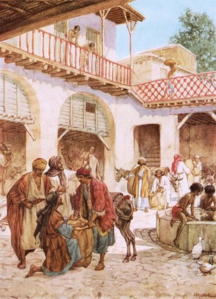Joseph's Brethren At The Inn — William Brassey Hole