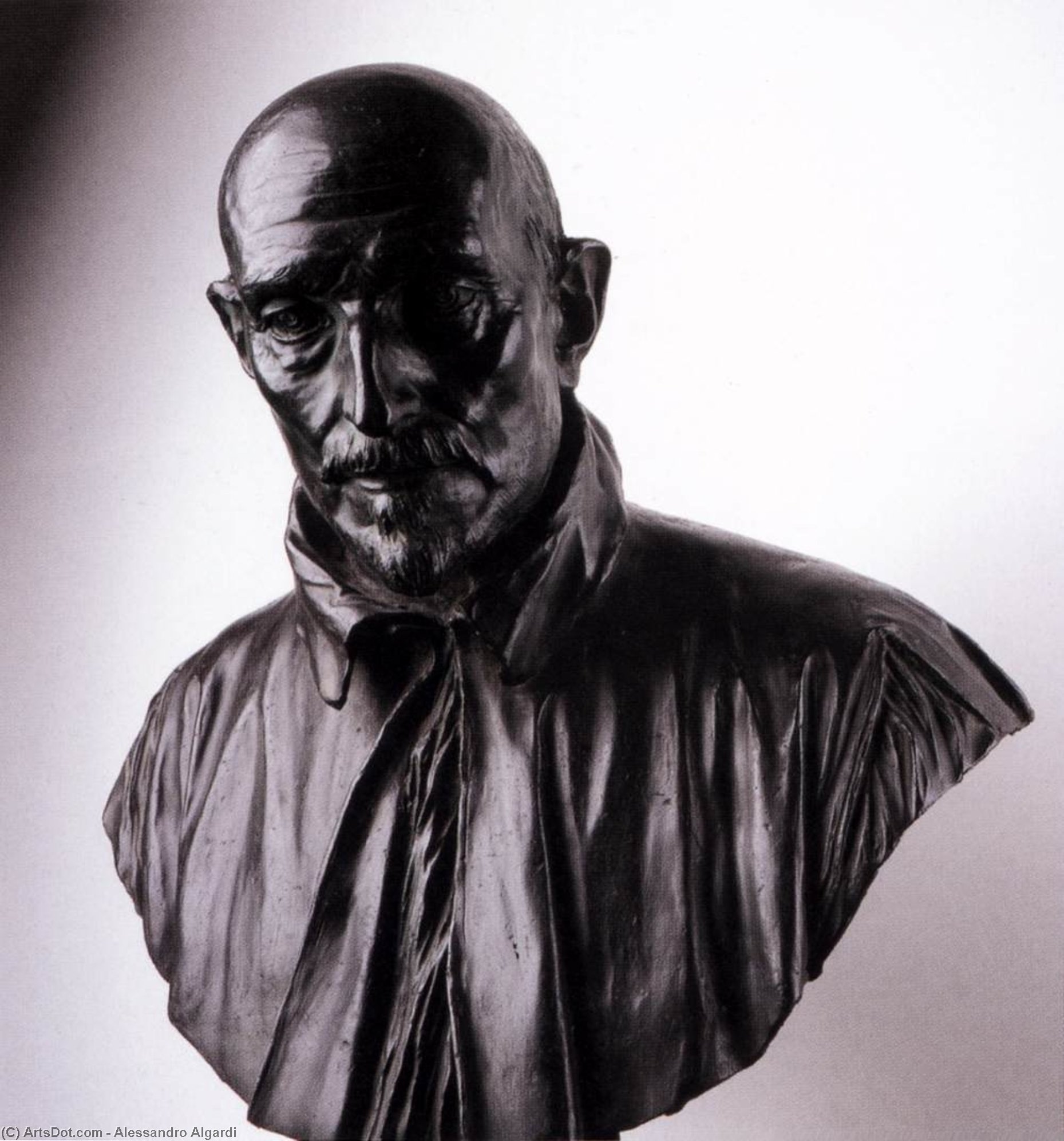 Bust Of Bishop Ulpiano Volpi — Алессандро Алгарди