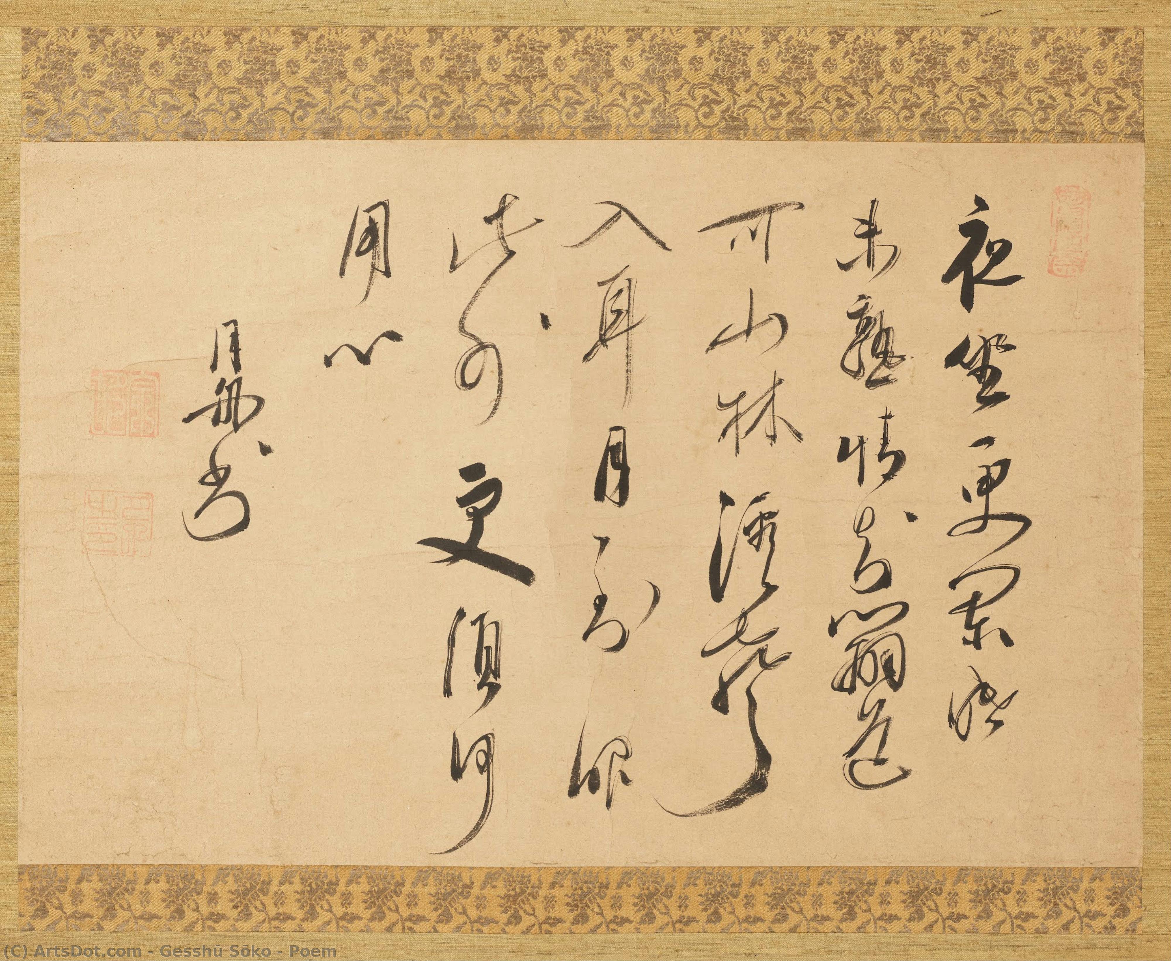 Poem — Gesshū Sōko