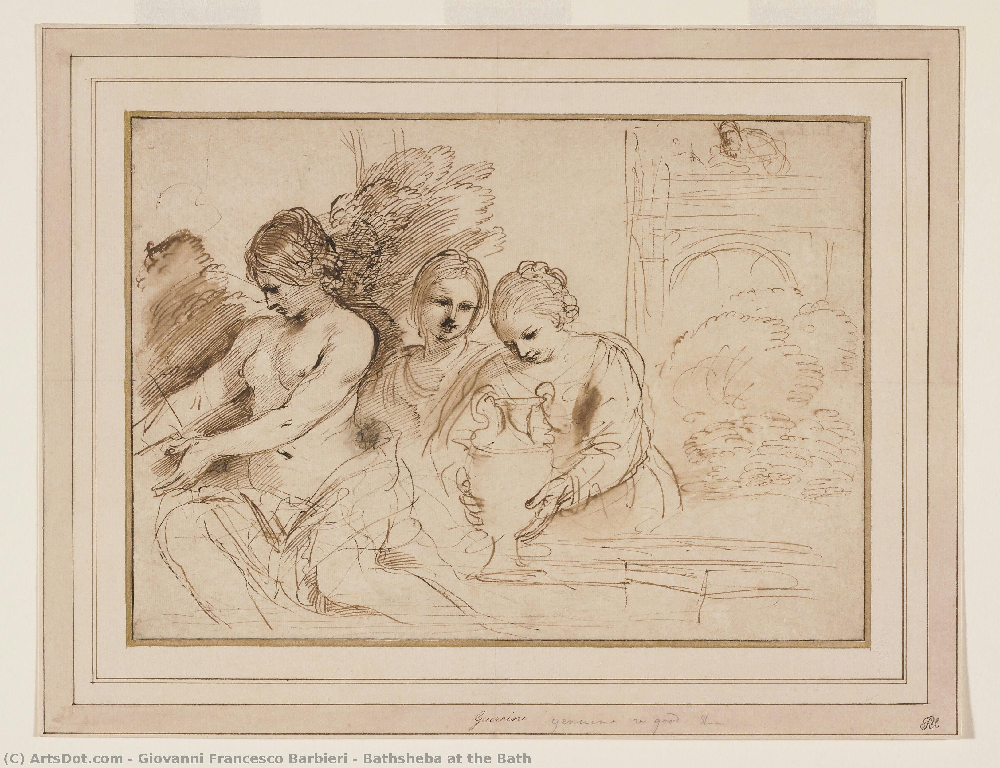 Bathsheba At The Bath — Гуерчино (il Guercino)