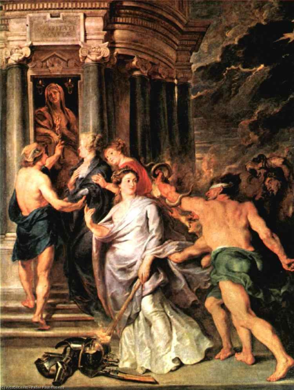Marie Consents To Peace, Louvre — ルーベンス