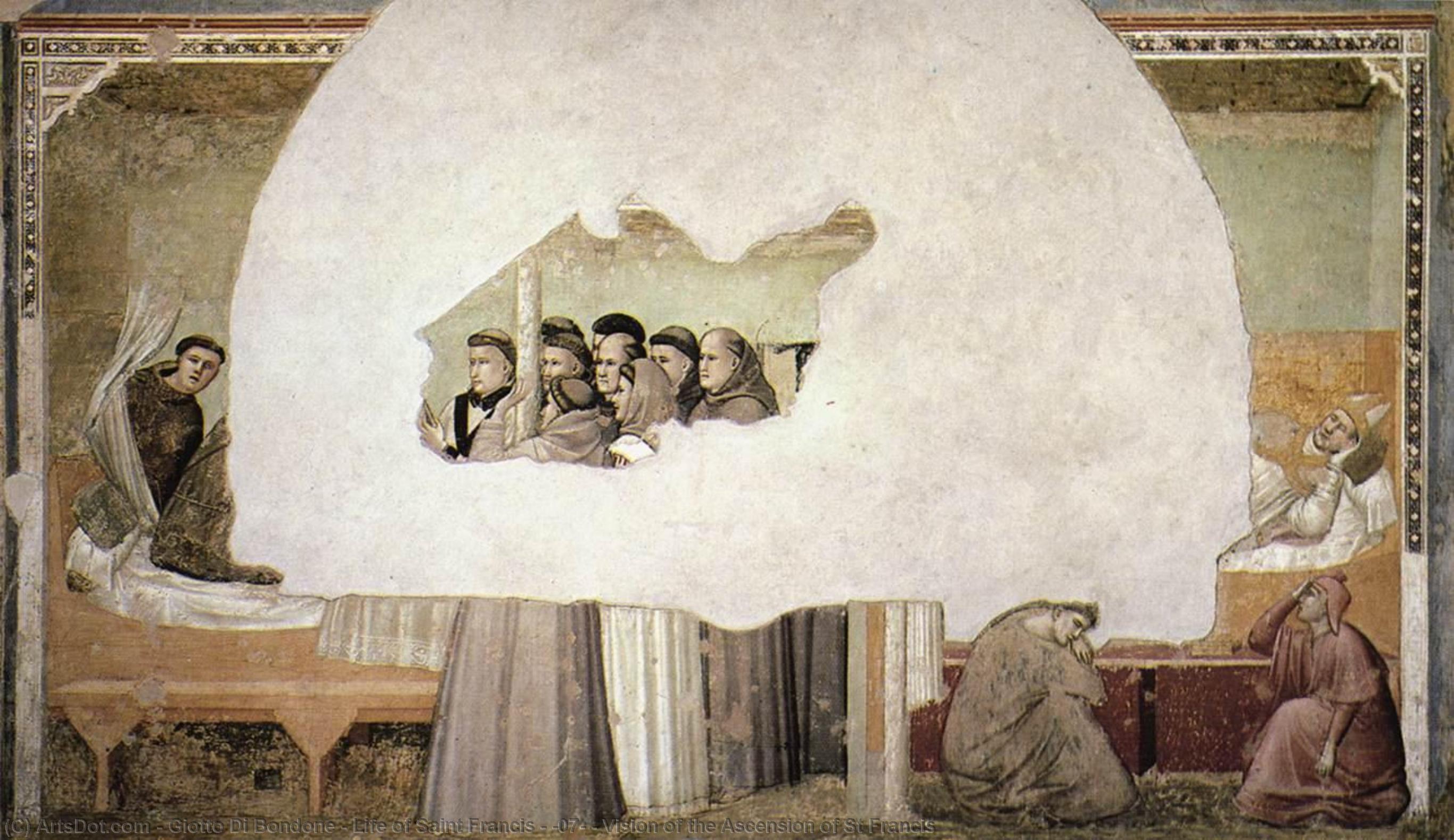 Vida De San Francisco - [07] - Visión De La Ascensión De San Francisco — Giotto Di Bondone