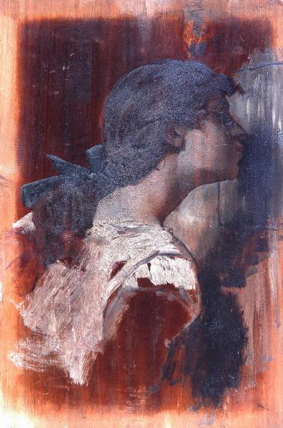 Tête De Femme — Louis Hector Leroux