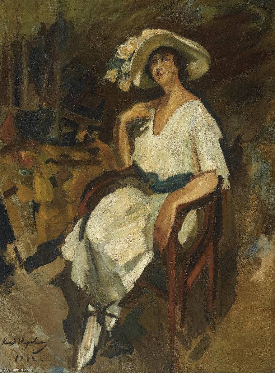 Portrait Of Madame Maria Rubin — Konstantin Alexeievitch Korovin