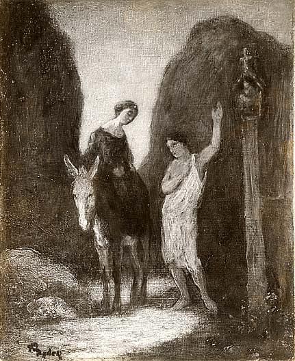 The Way Of The Cross, (painting) — Albert Pinkham Ryder
