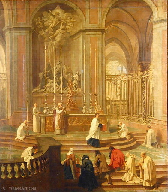 The Mass Of Canon Antoine De La Porte Or The Altar Of Notre Dame — Jean Baptiste Jouvenet