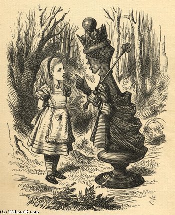 Alice And The Red Queen — Sir John Tenniel