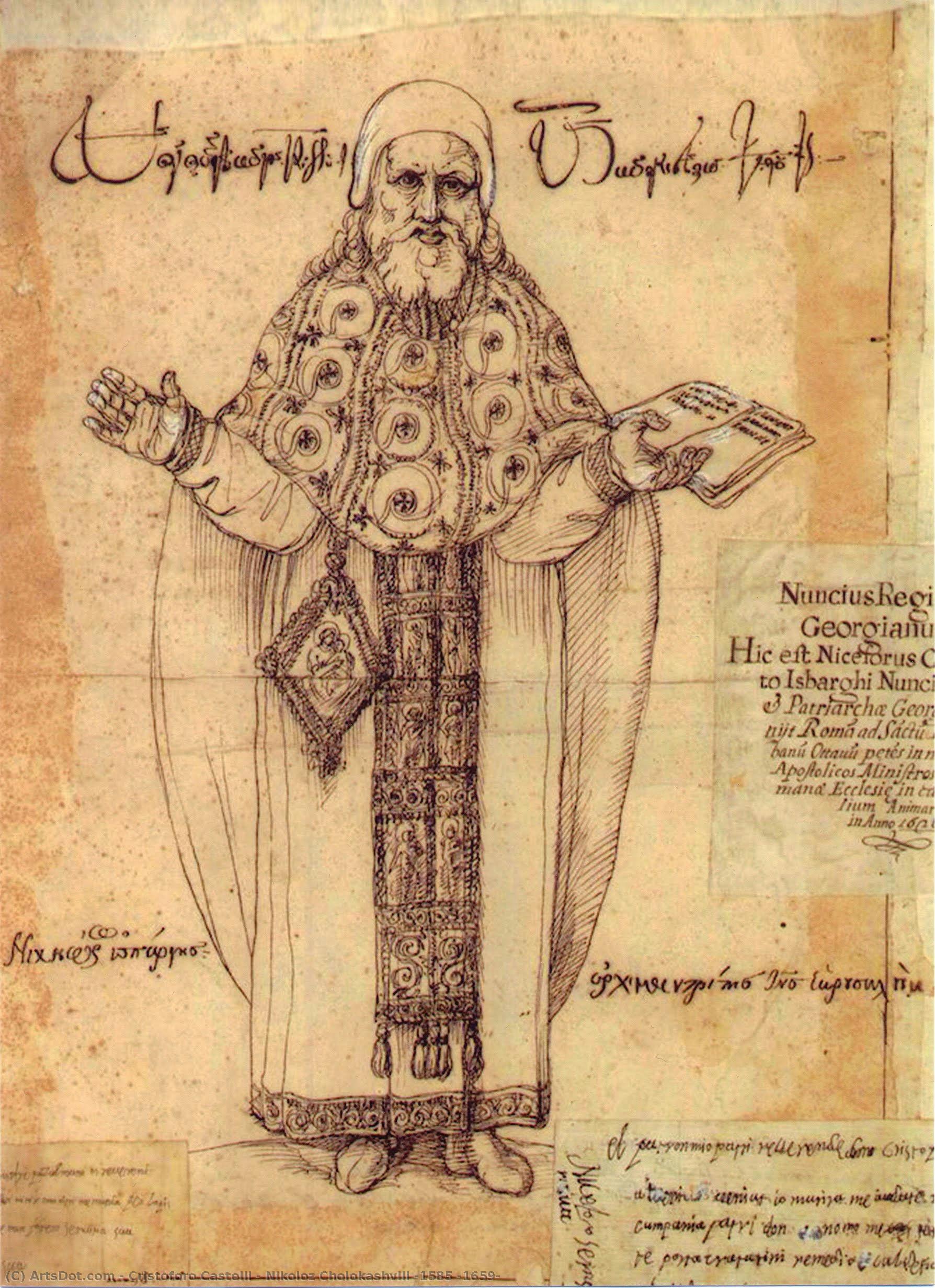 Nikoloz Cholokashvili (1585 -1659) — Cristoforo Castelli