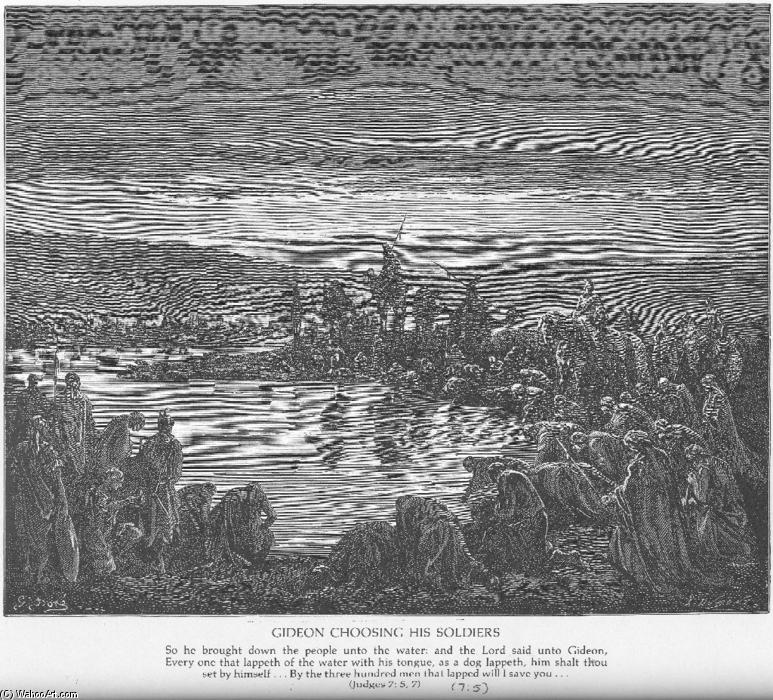Gideon Chooses 300 Soldiers — Paul Gustave Doré