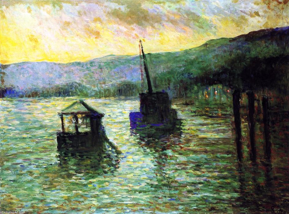 Sévres, The Flood — Maximilien Luce