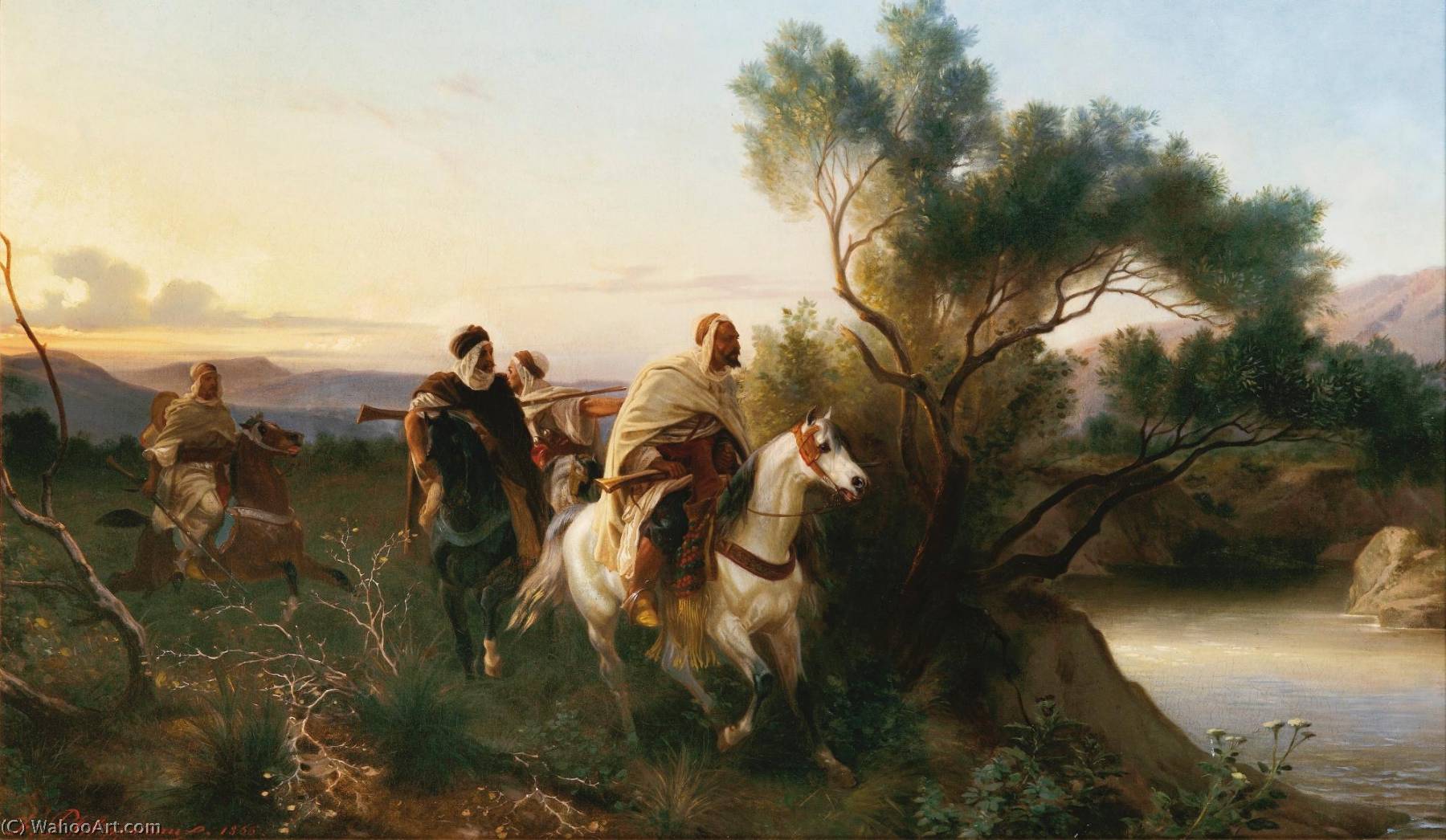The Arab Scouts — Henri Félix Emmanuel Philippoteaux