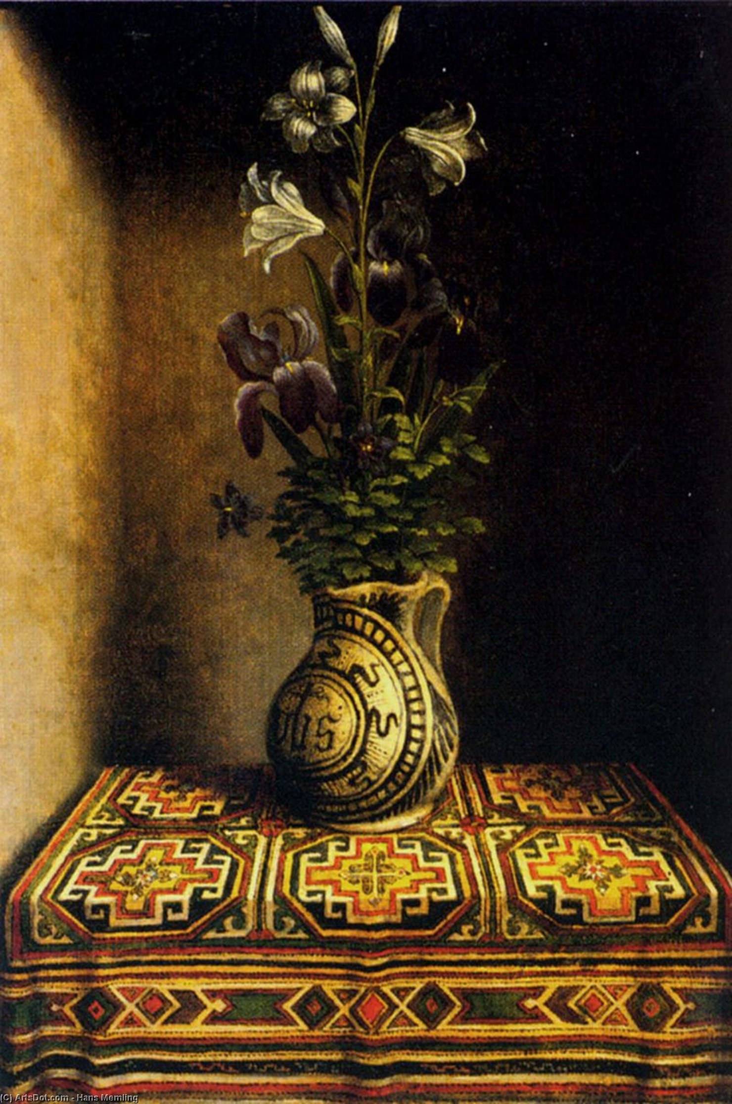 Marian Flowerpiece — Ханс Мемлинг