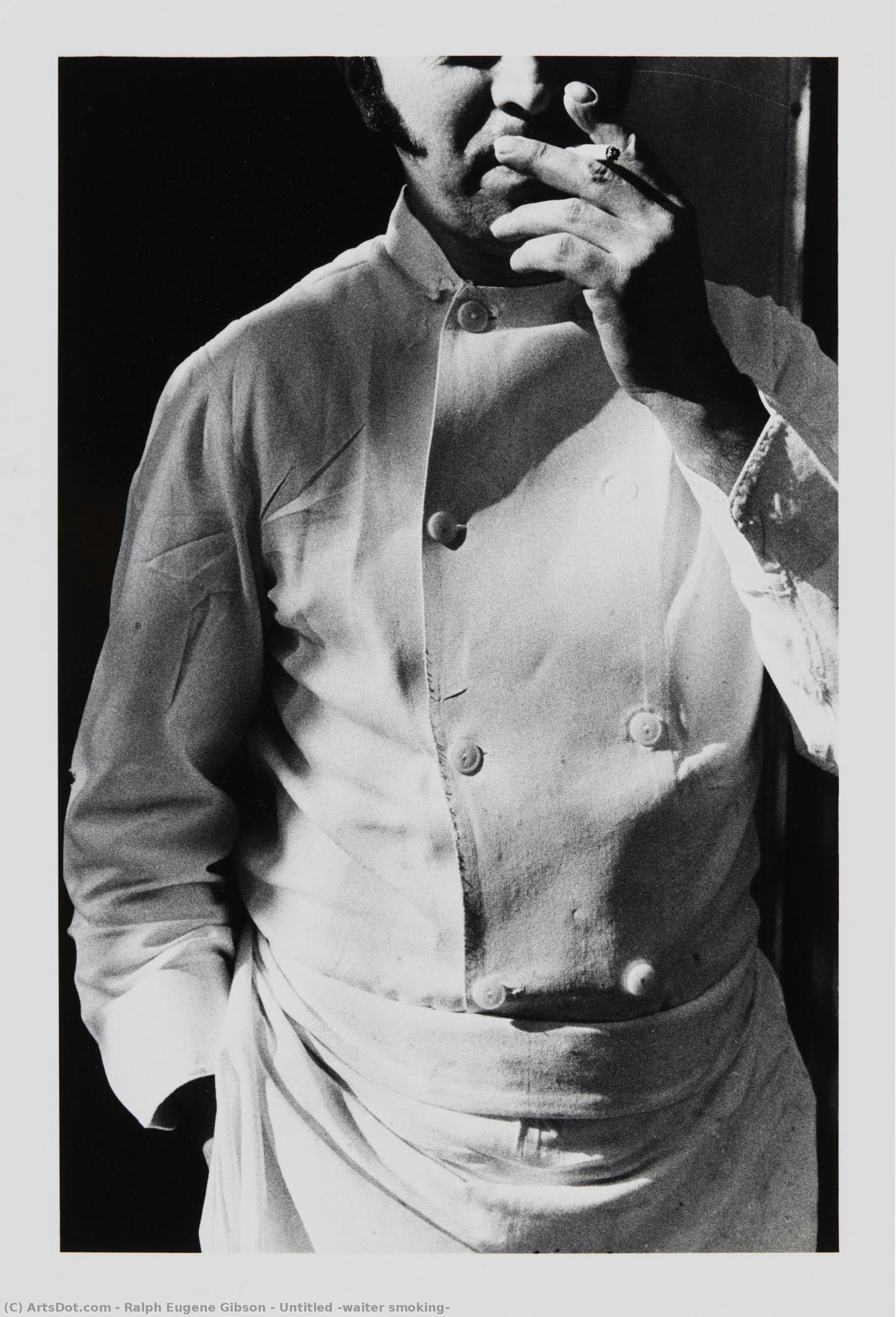 Untitled (waiter Smoking) — Ralph Eugene Gibson