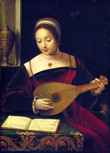 La Luthiste' — Master Of Female Half Lengths