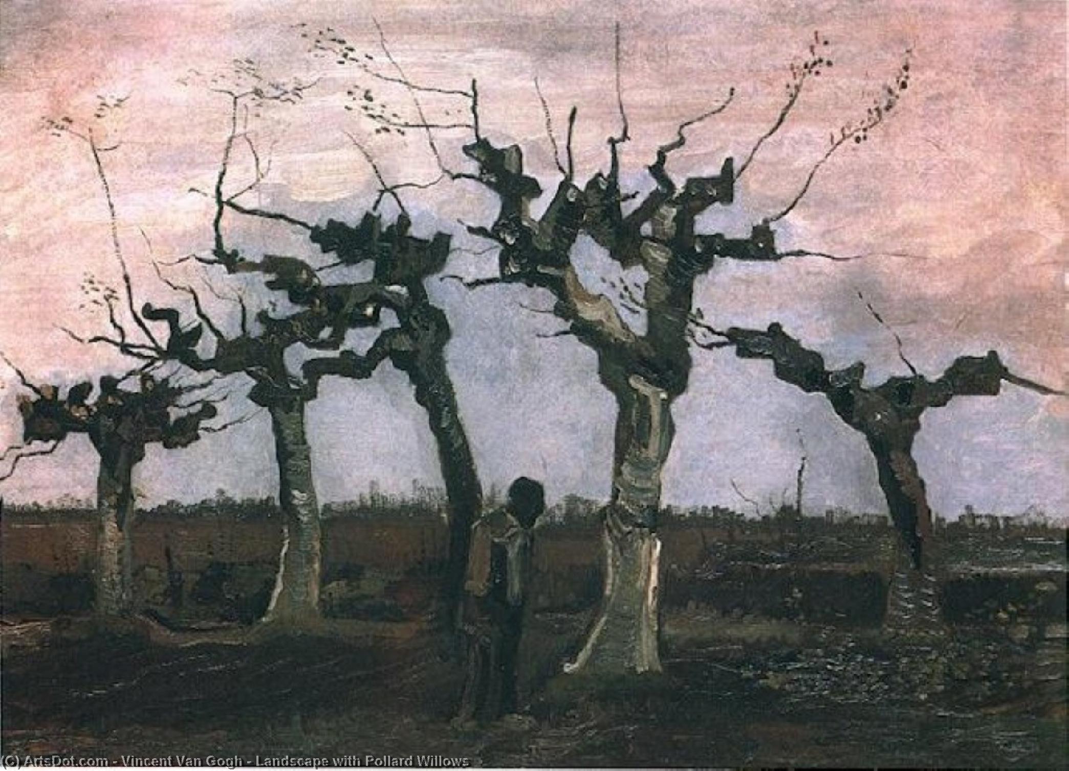 Landscape With Pollard Willows — Vincent Willem Van Gogh