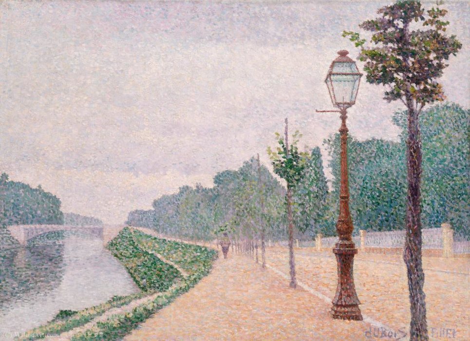 The Banks Of The Seine At Neuilly — Albert Dubois Pillet