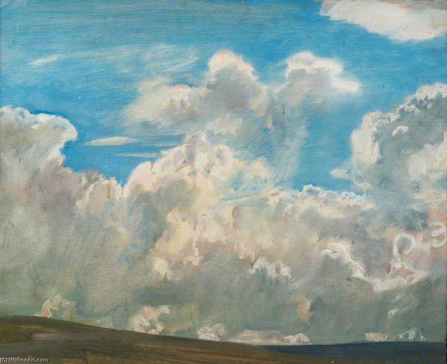 Estudio De Nubes, Exmoor — Sir Alfred James Munnings