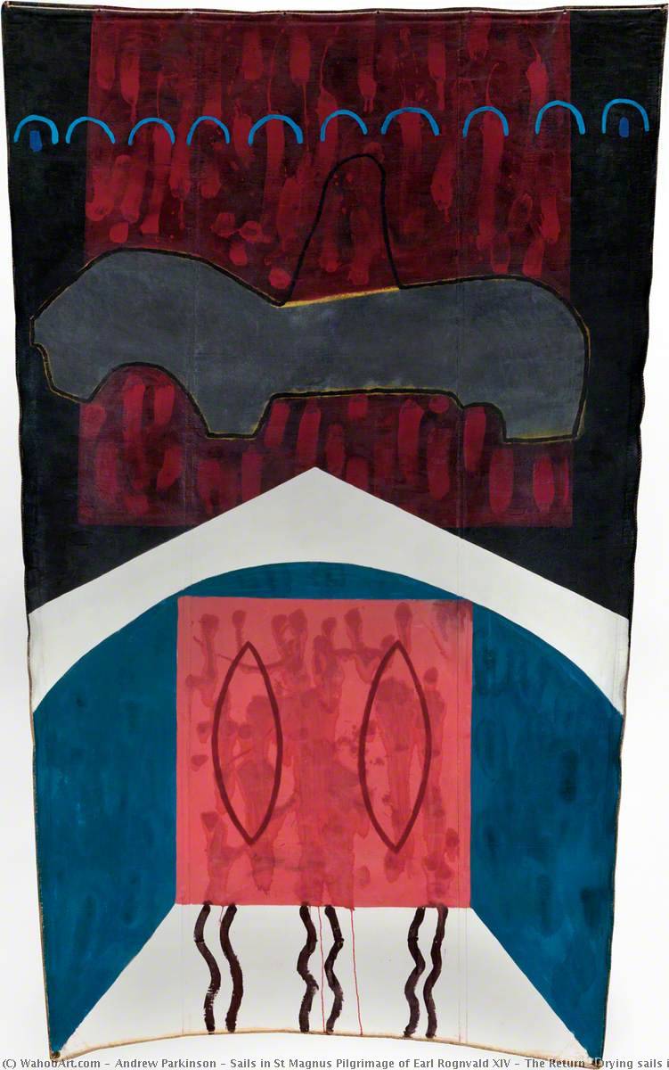 Sails In St Magnus Pilgrimage Of Earl Rognvald Xiv – The Return 'drying Sails In The Lofts Of St Magnus' — Andrew Parkinson