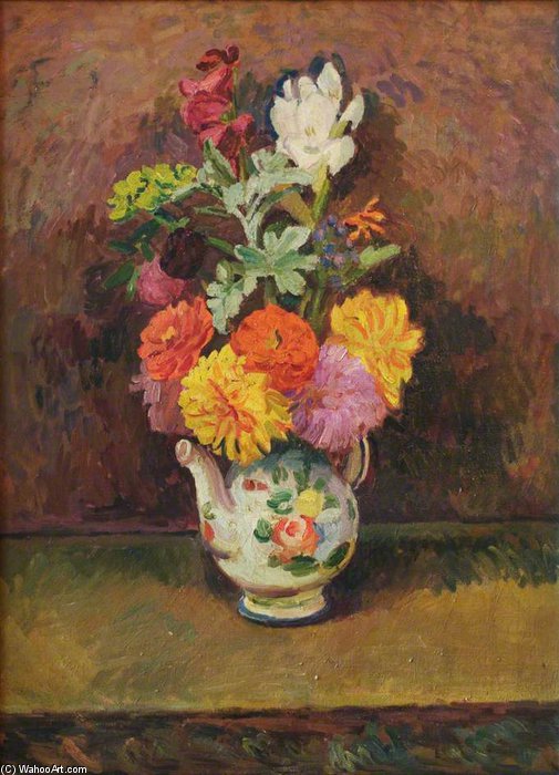 Flowers In A Teapot — Duncan Grant