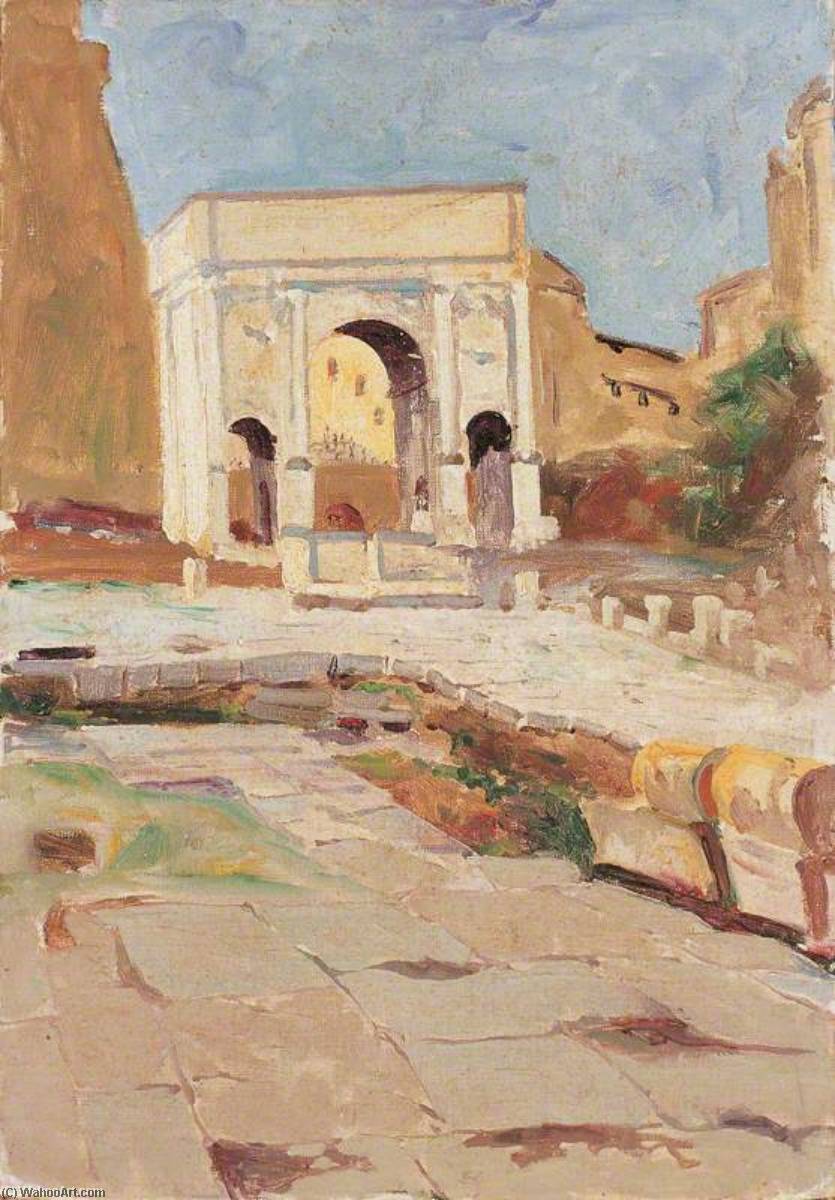 The Forum In Rome, With The Arch Of Constantine — Winston Spencer Churchill