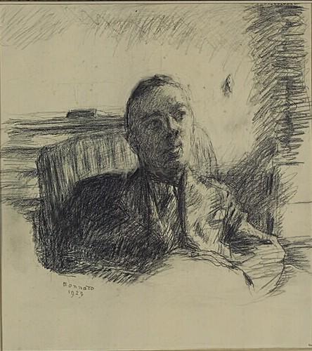 Portrait Of A Man Sitting In A Chair — Pierre Bonnard
